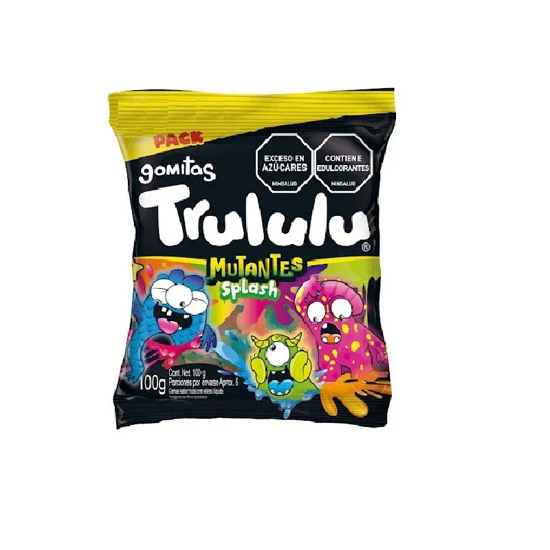 GOMAS TRULULU MUTANTES SPLASH X70g
