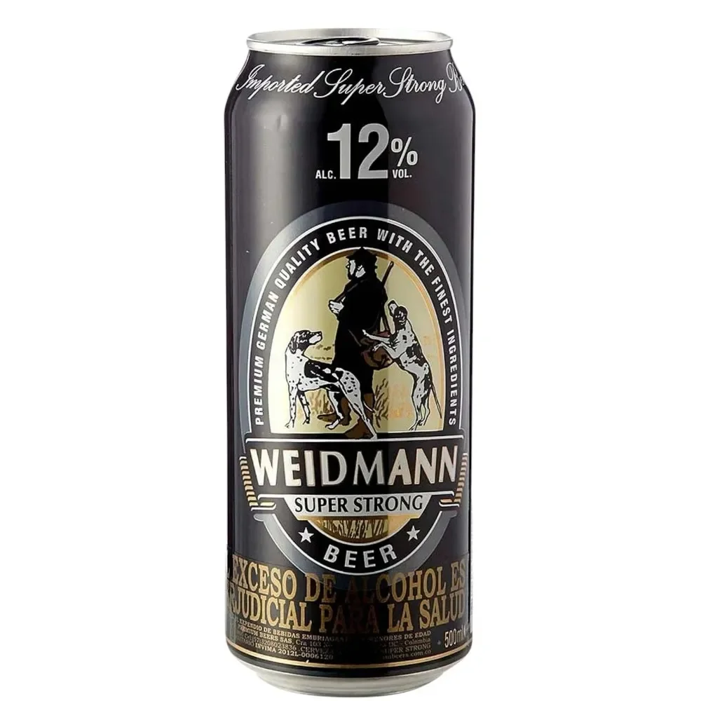CERVEZA WEIDMANN SUPER STRONG LATA 500Ml