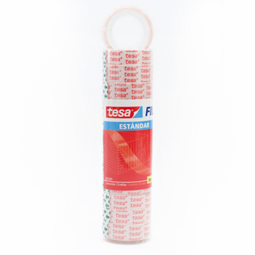 CINTA ADHESIVA TRANSPARENTE 12MM X 5M TESA EMPAQUE