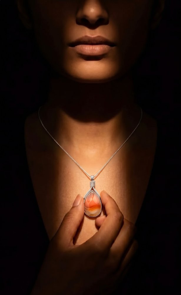 Cadena con dije de gota