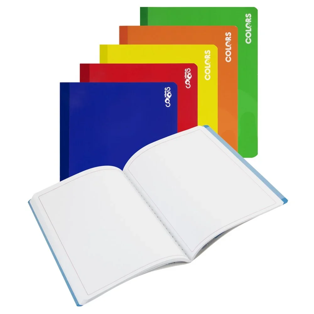 CUADERNO COSIDO VIVO 100HOJAS GRANDE LISO