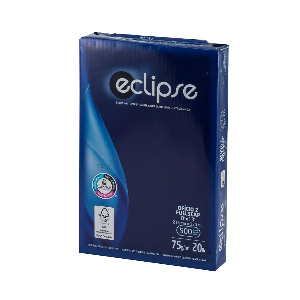 PAPEL BOND 75G ECLIPSE PX500 OFICIO