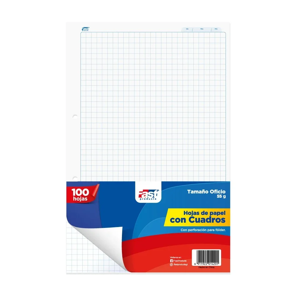HOJAS OFICIO FAST BX100 CUADROS