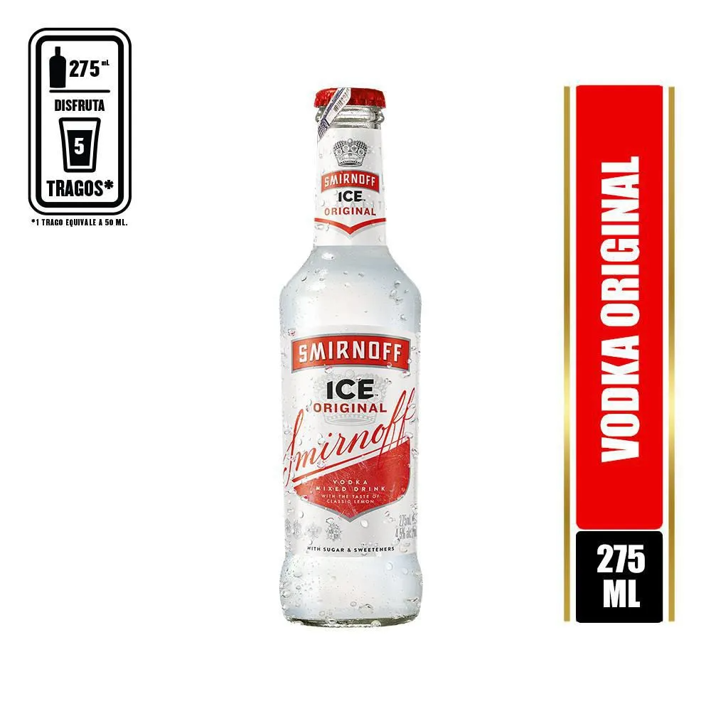 SMIRNOFF ice original botella (275 ml)