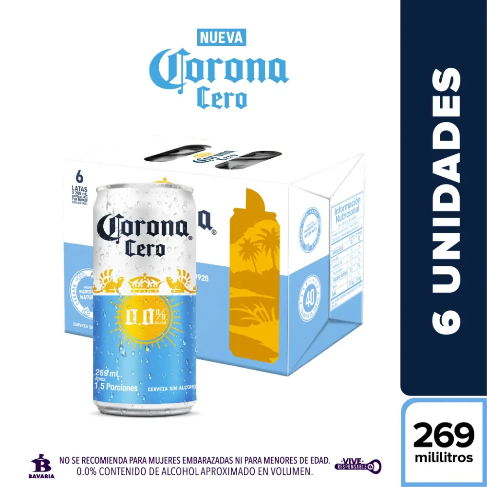 Corona Cero Sixpack Latax269Ml