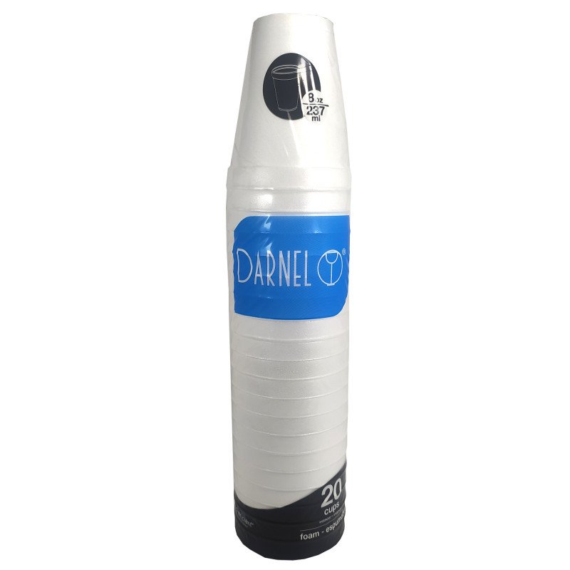 Vaso Espumado 8 oz + tapa- DARNEL
