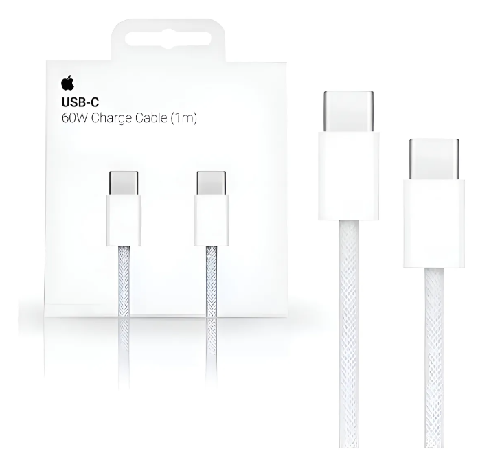 Cabo Para Recarga de 60W Com Conector USB-C 1m Apple - Original