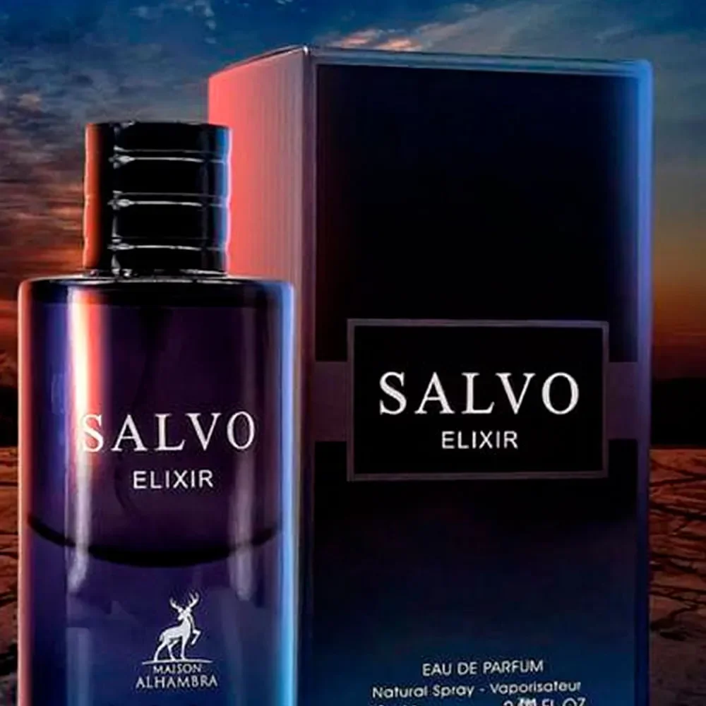 Salvo Elixir 60ml Masculino Maison Alhambra, Original, Ref. Sauvage Elixir