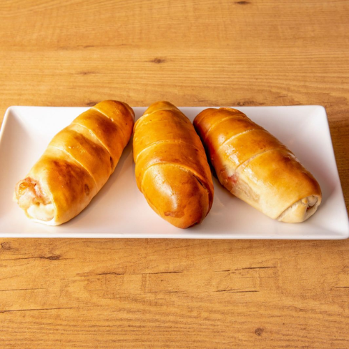 Cachitos de pavo y queso crema