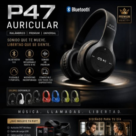 Auriculares vincha P47