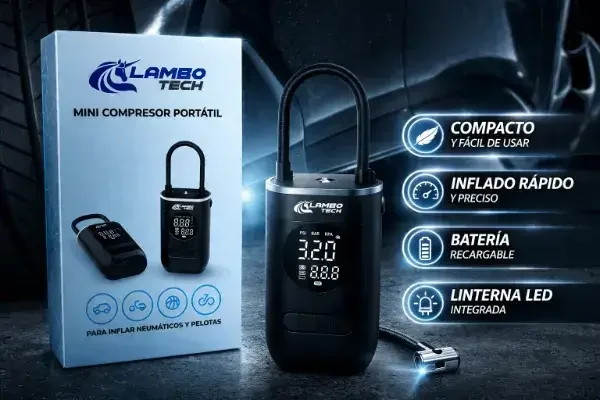 Mini COMPRESOR PORTATIL