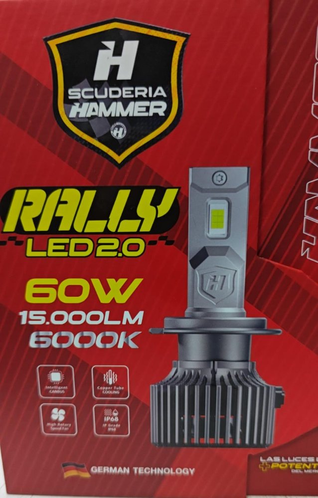 880 6OW RALLY LUZ LED HAMMER 2.0