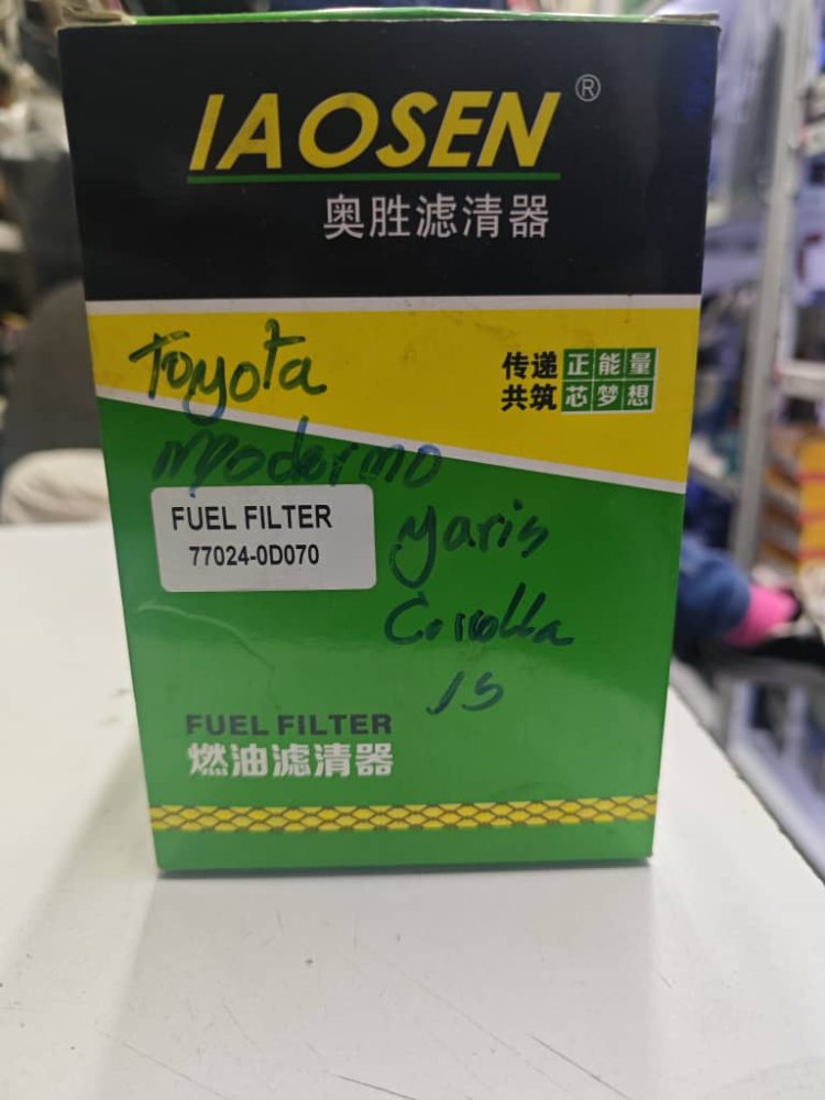 FILTRO DE GASOLINA TOYOTA MODERNO