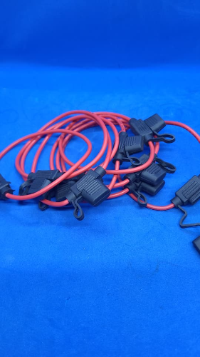 PORTAFUSIBLE ROJO CON NEGRO