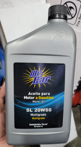 ACEITE 20W50 MR.CARS