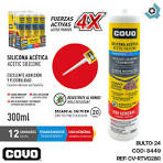 SILICON TRASNP COVO 300ML RTVG280
