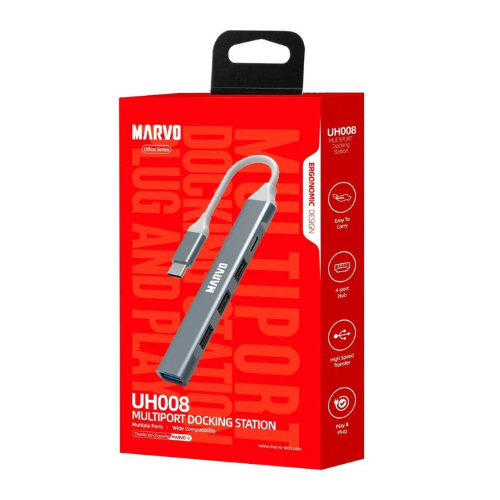 HUB MARVO USB / TIPO C UH008