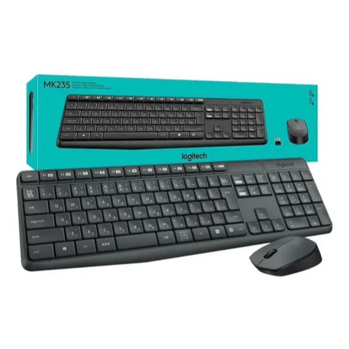 COMBO TECLADO Y MOUSE INALAMBRICO LOGITECH MK235