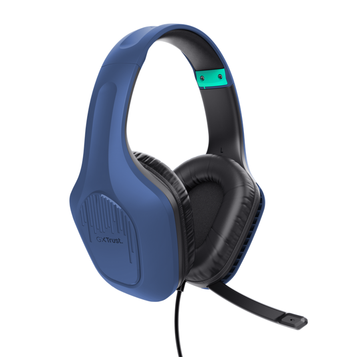 AUDIFONOS GAMER ZIROX GXT 415 CON MICROFONO AZUL TRUST