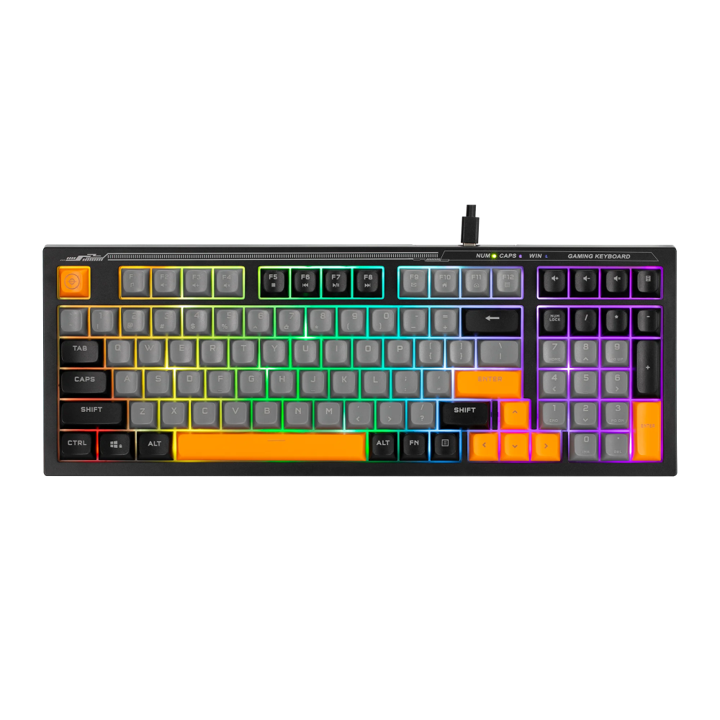 TECLADO GAMER S50B MARVO RGB MEMBRANA