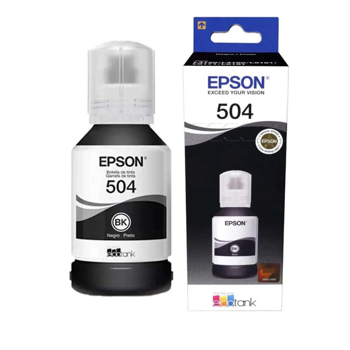 TINTA EPSON 504 NEGRO ORIGINAL 544/504