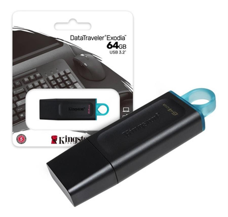 PENDRIVE 64GB EXODIA USB 3.2