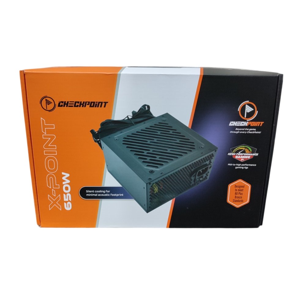 FUENTE DE PODER CHECKPOINT 650W 80 PLUS BRONCE