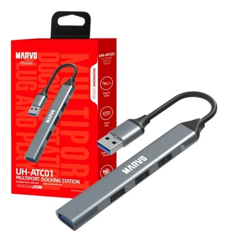 HUB MARVO 4 PUERTOS USB UH ATC01