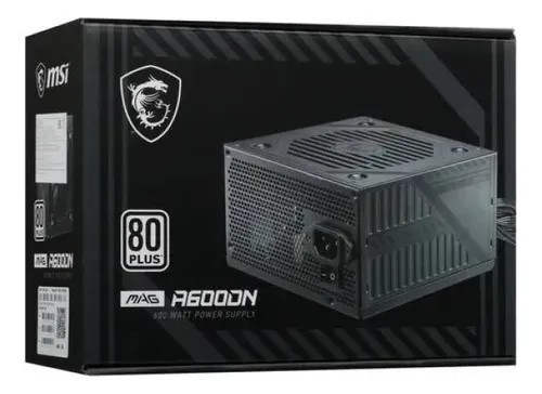 FDP MSI MAG 600W 80 PLUS STANDARD WHITE FUENTE