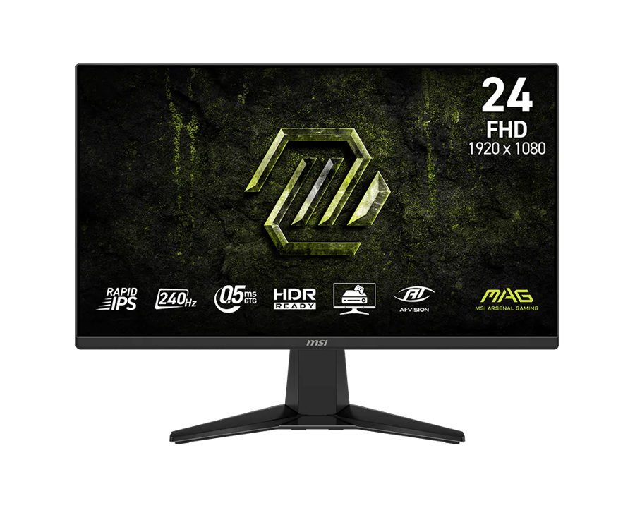 MONITOR MSI GAMER 23.8" 240HZ 1080 MAG 245F X24