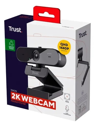 CAMARA WEB TRUST TAXON 2K QHD CON MICROFONO