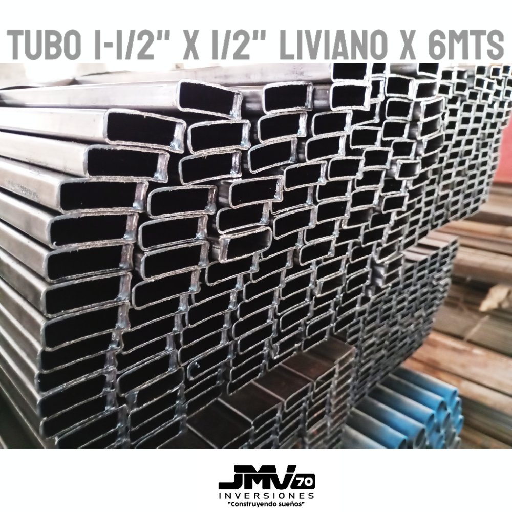 Tubo 1-1/2"x1/2" x LIVIANO x 6mtrs