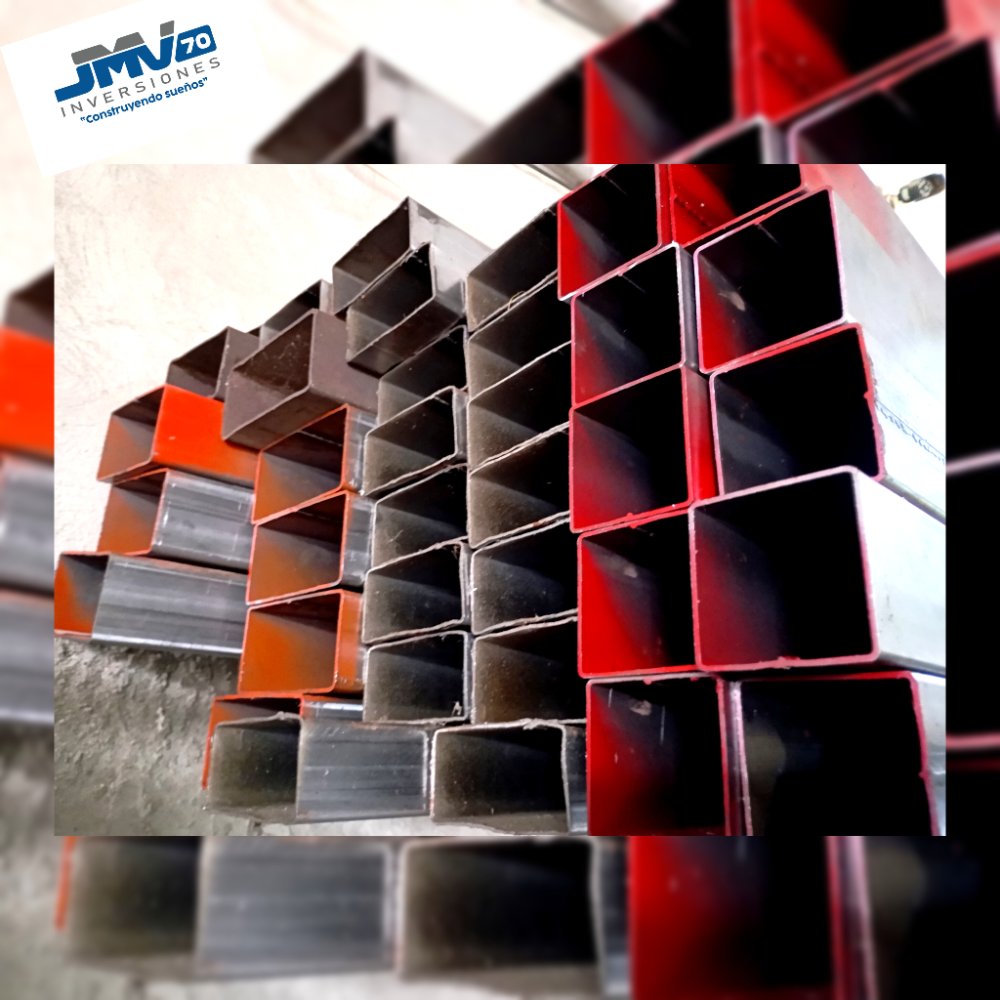 TUBO 100 x 100x2.5mmx6mtrs