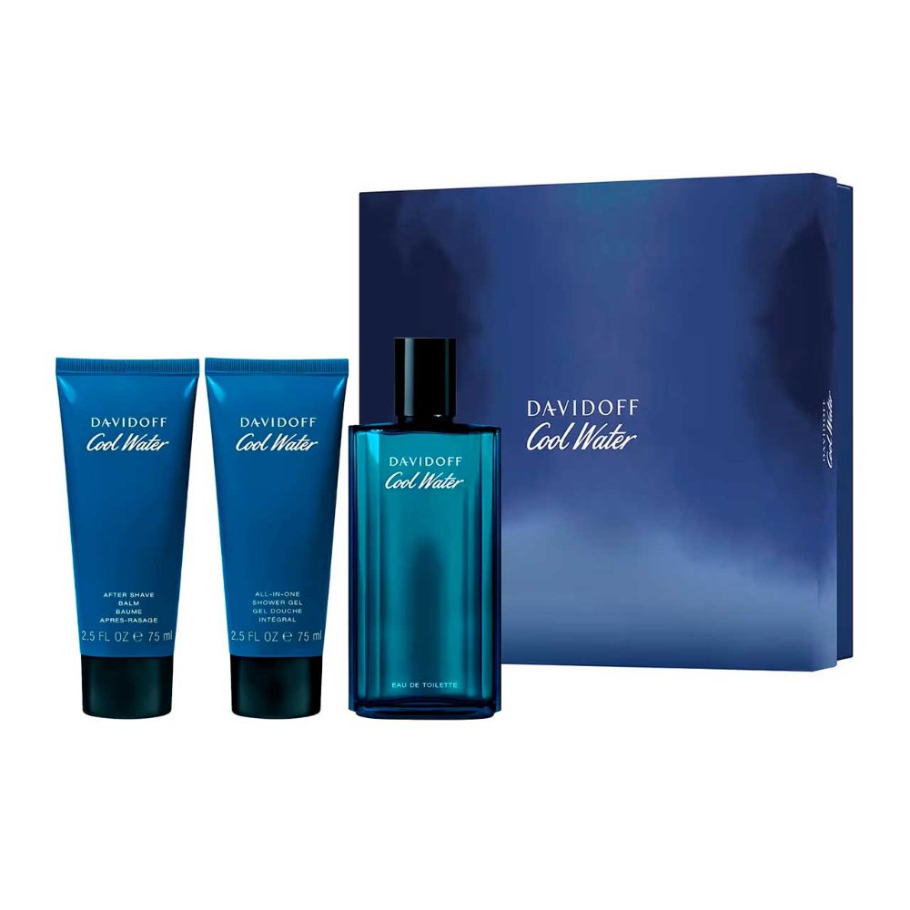 Davidoff Cool Water 100ml 3pzas caballero