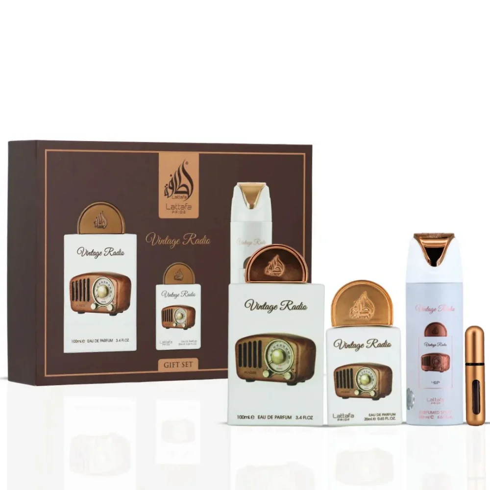 Lattafa Pride Vintage Radio 3pzas 100ml unisex