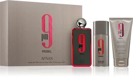 Afnan 9pm Rebel 3pzas 100ml Caballero