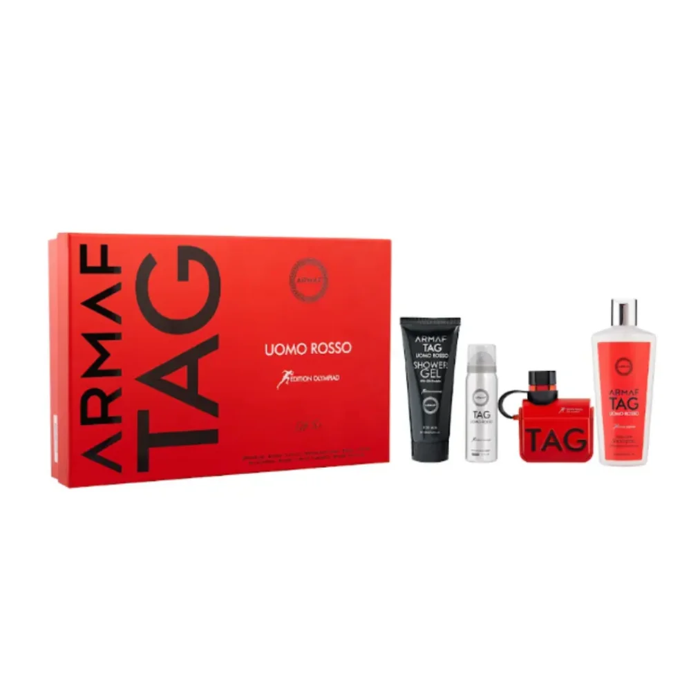 Armaf Odyssey Tag Uomo Rosso 100ml 4pzas