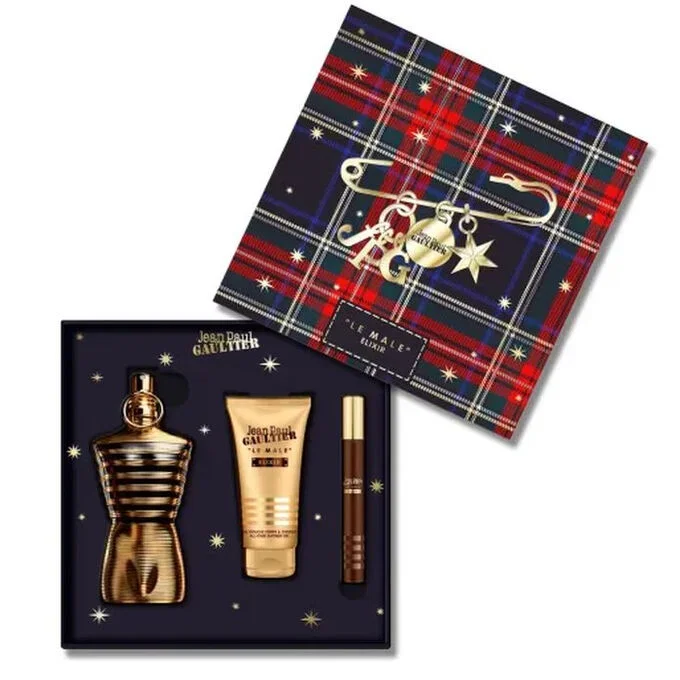 Jean Paul Gaultier Le Male Elixir 125ml Caballero 3pzas