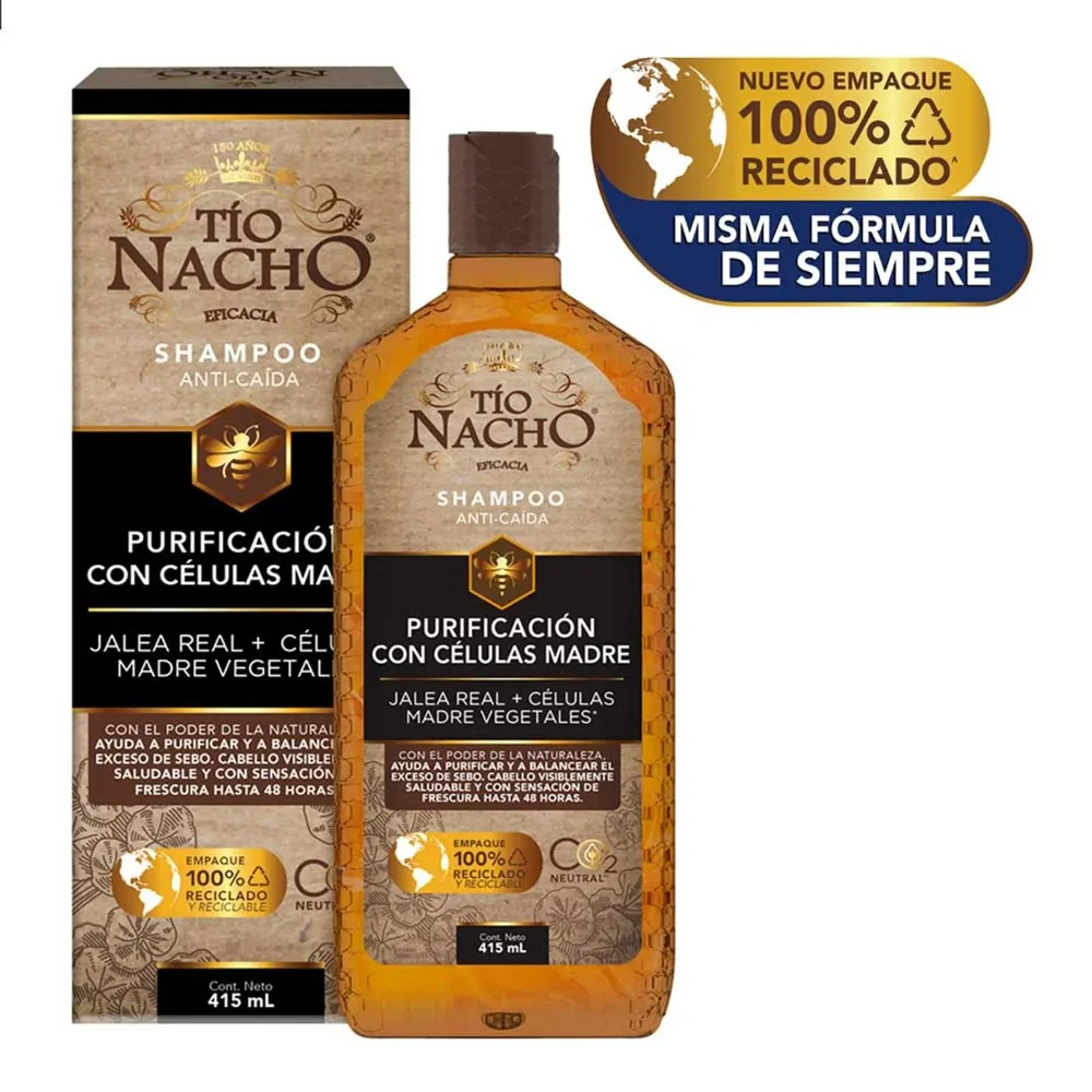 Shampoo Tio Nacho purificación con células madre x415ml