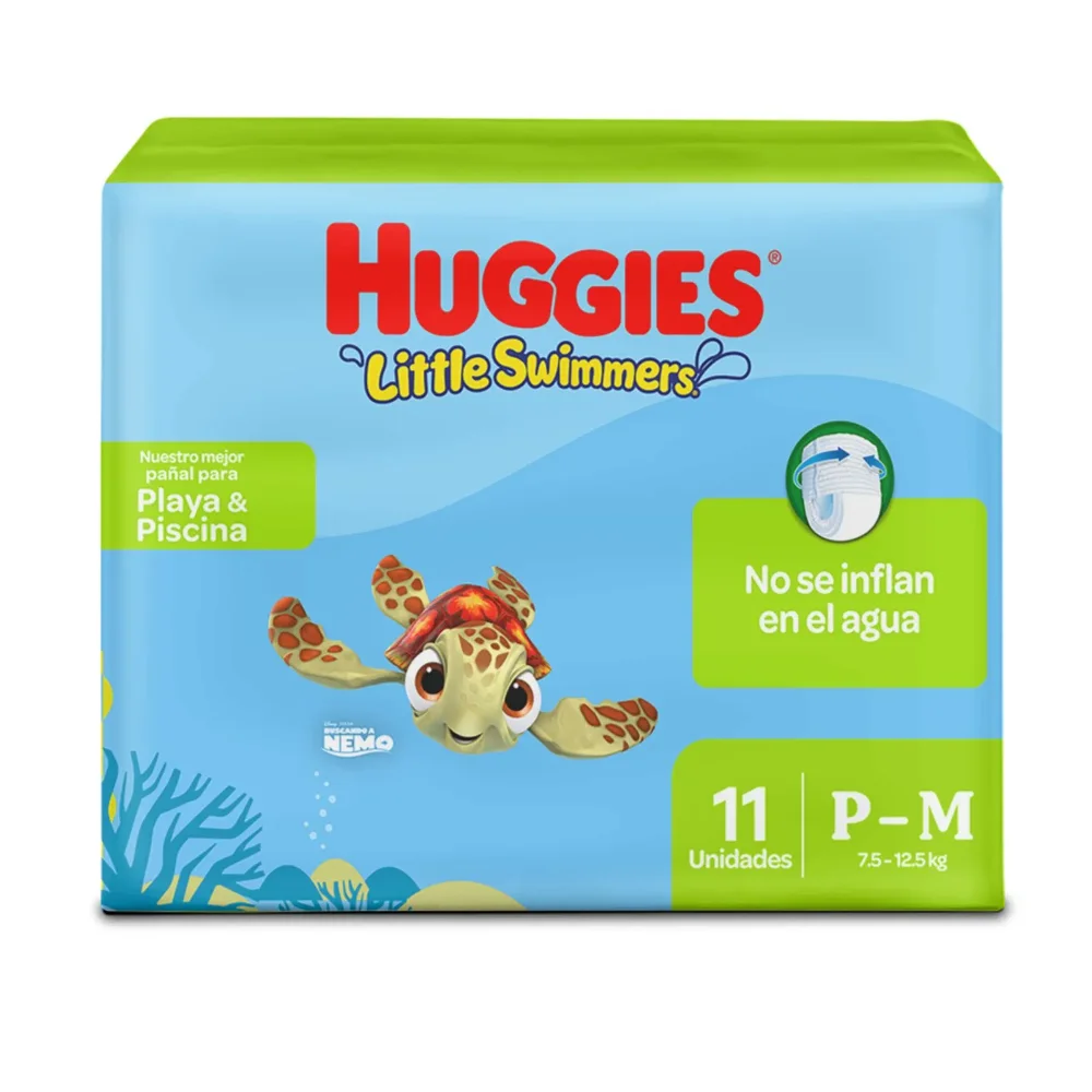 Pañales Huggies Little Swimmers Etapa 1-2/P-M 11U