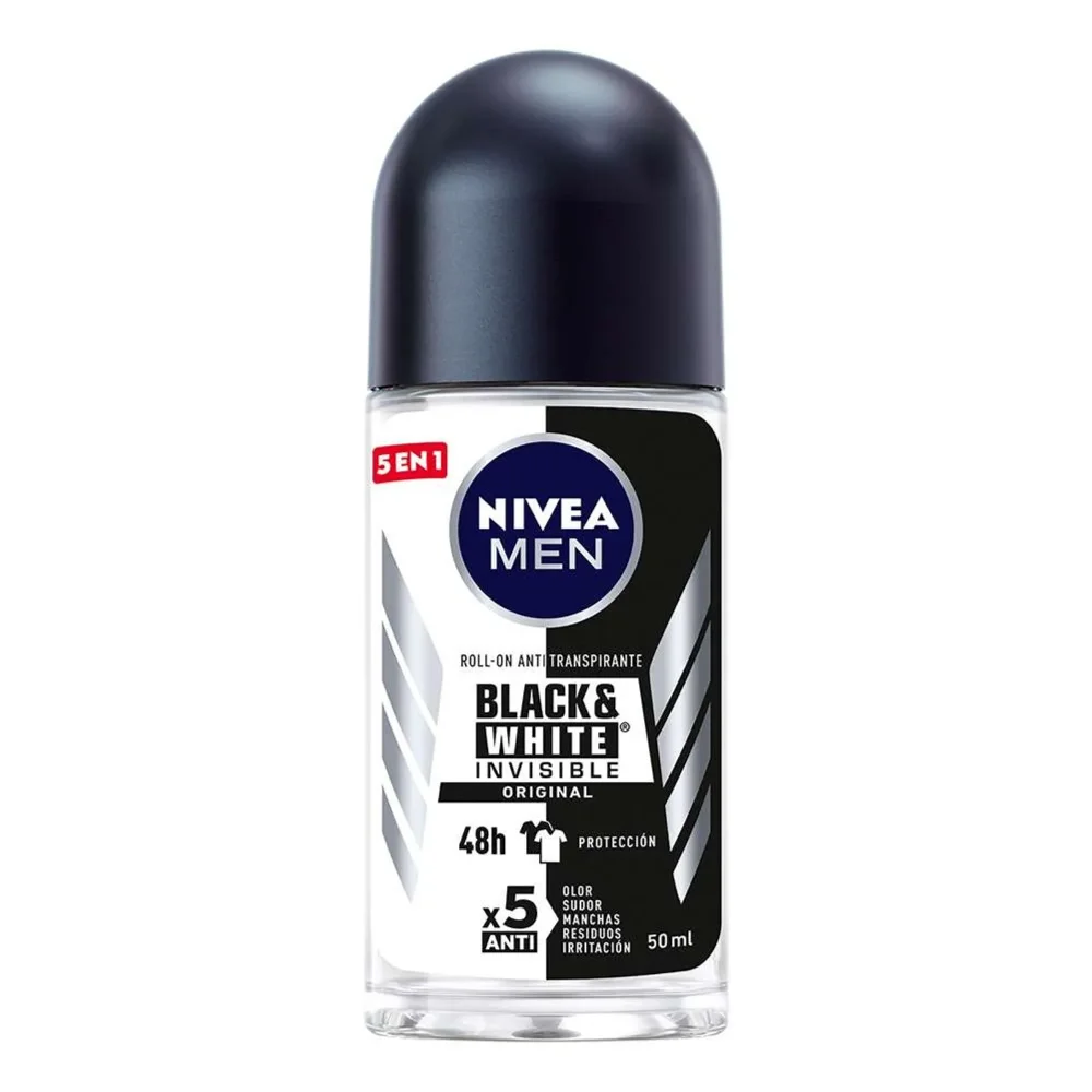 Desodorante Nivea Men Black & White Invisible Power Roll On x50ml