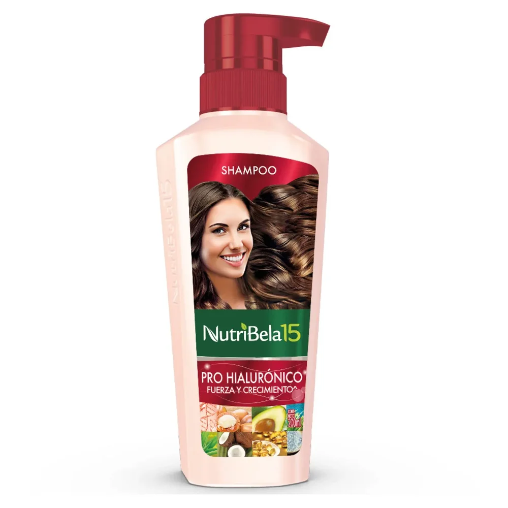 Shampoo Nutribela Pro Hialuronico Fuerza 200ml