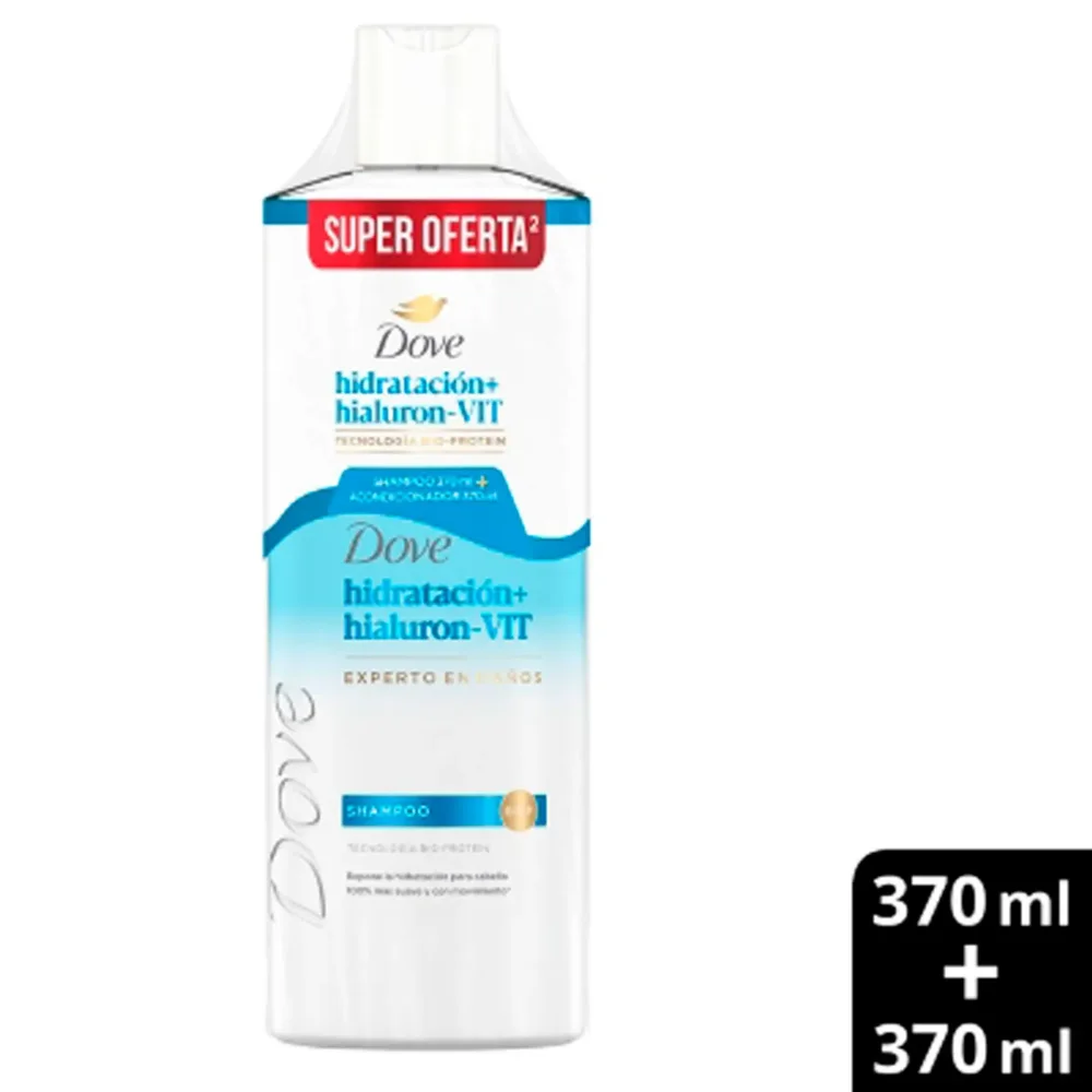 pack Dove Hidratación 370ml