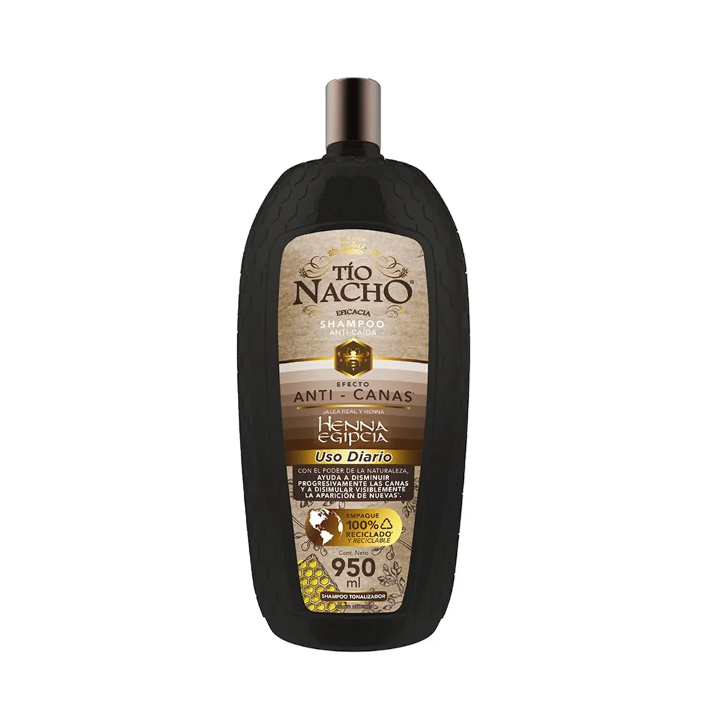 Shampoo Tio Nacho anticanas henna egipcia x950ml