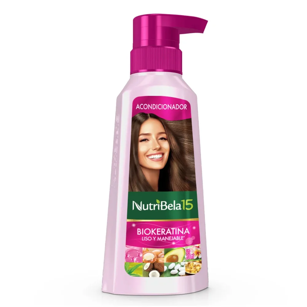 Acondicionador Nutribela Biokeratina Liso 200ml