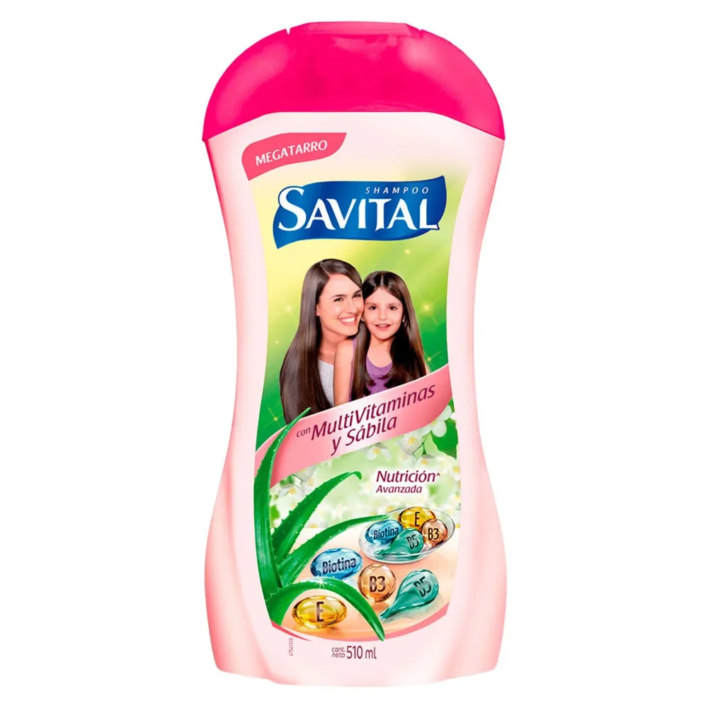 shampoo savital multivitaminas 510ml