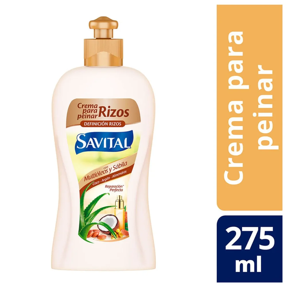 crema peinar savital argán sábila 275ml