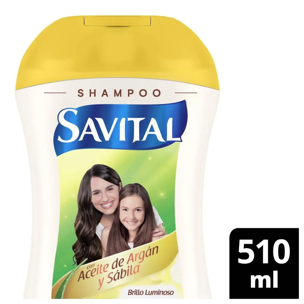 shampoo savital aceite de argán y sábila savital 510ml