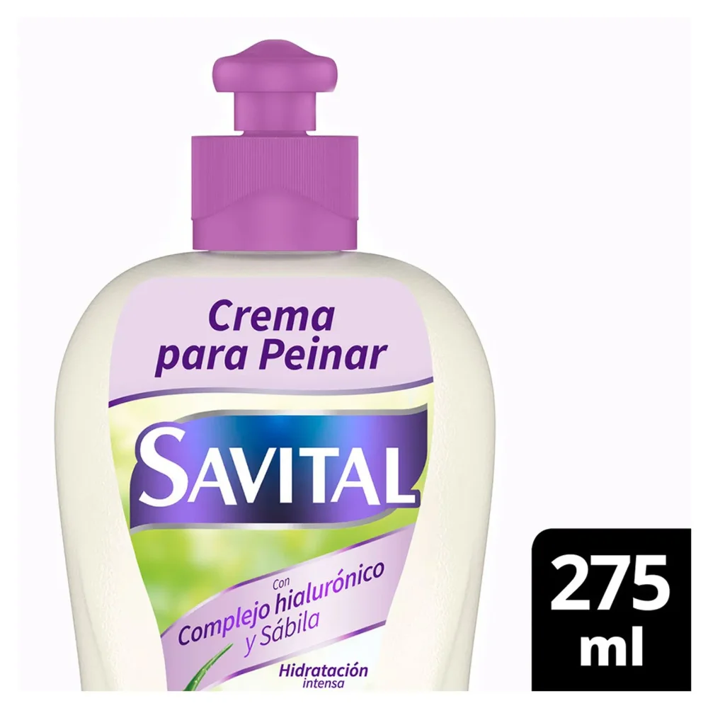 crema peinar savital Ácido Hiarulónico 275ml