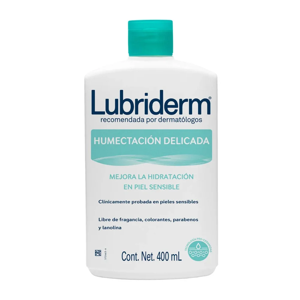 Crema Corporal Lubriderm Humectacion Delicada 400 ml